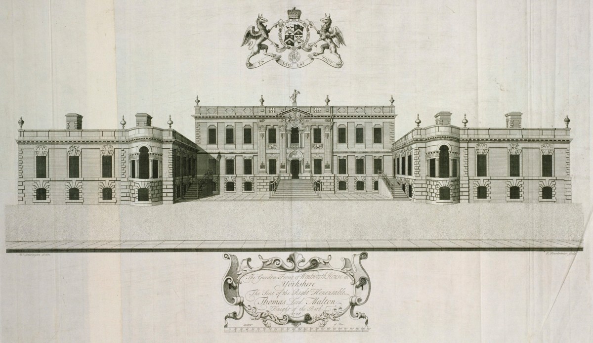 John Setterington, The Garden Front of Wentworth Woodhouse, Yorks.