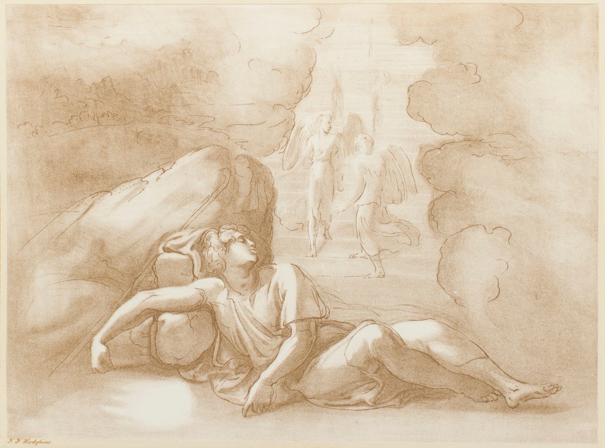 Raphael, Plate 23: 'Jacob's dream' attributed to Raffaello Sanzio