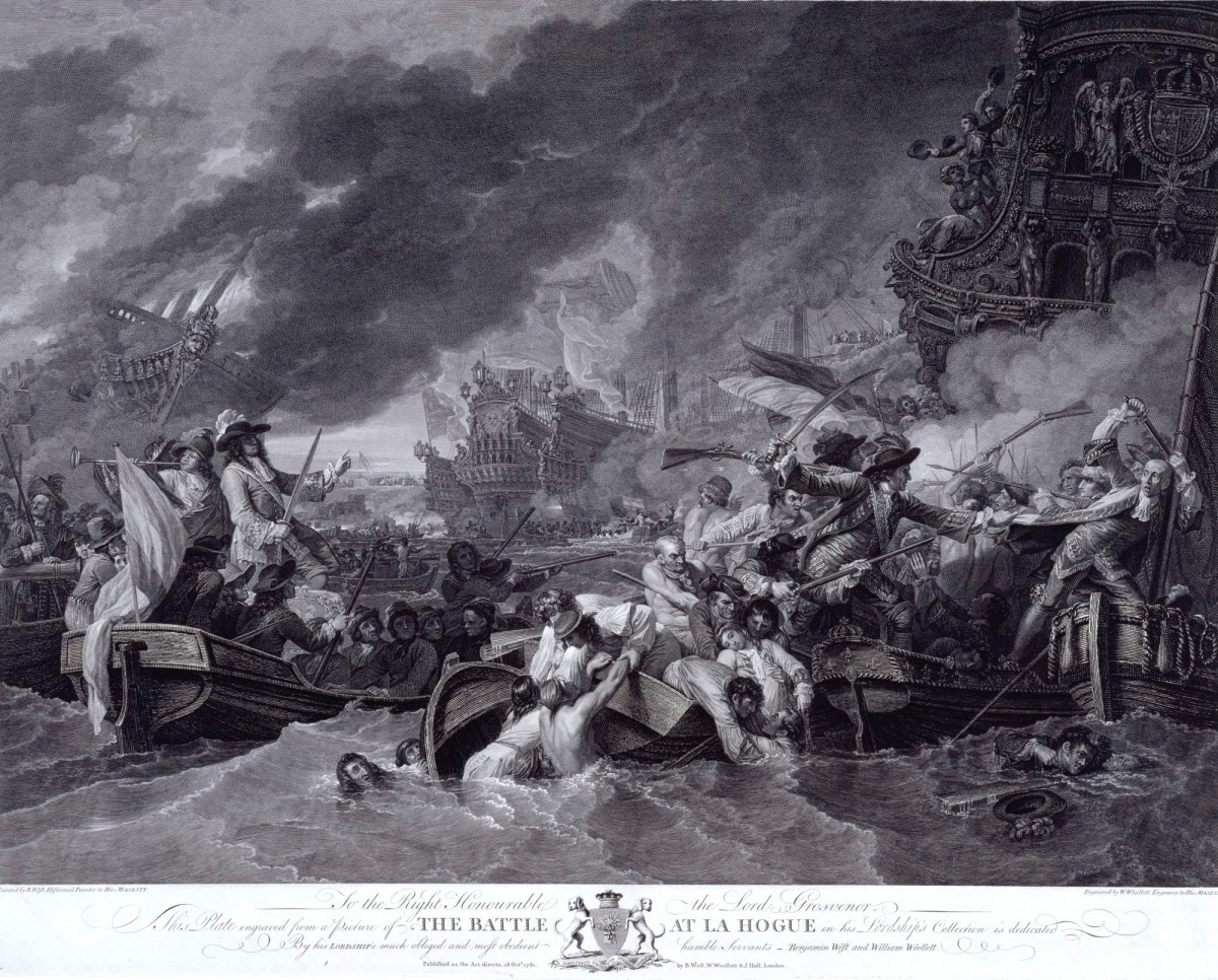 Benjamin West PRA, The Battle at La Hogue
