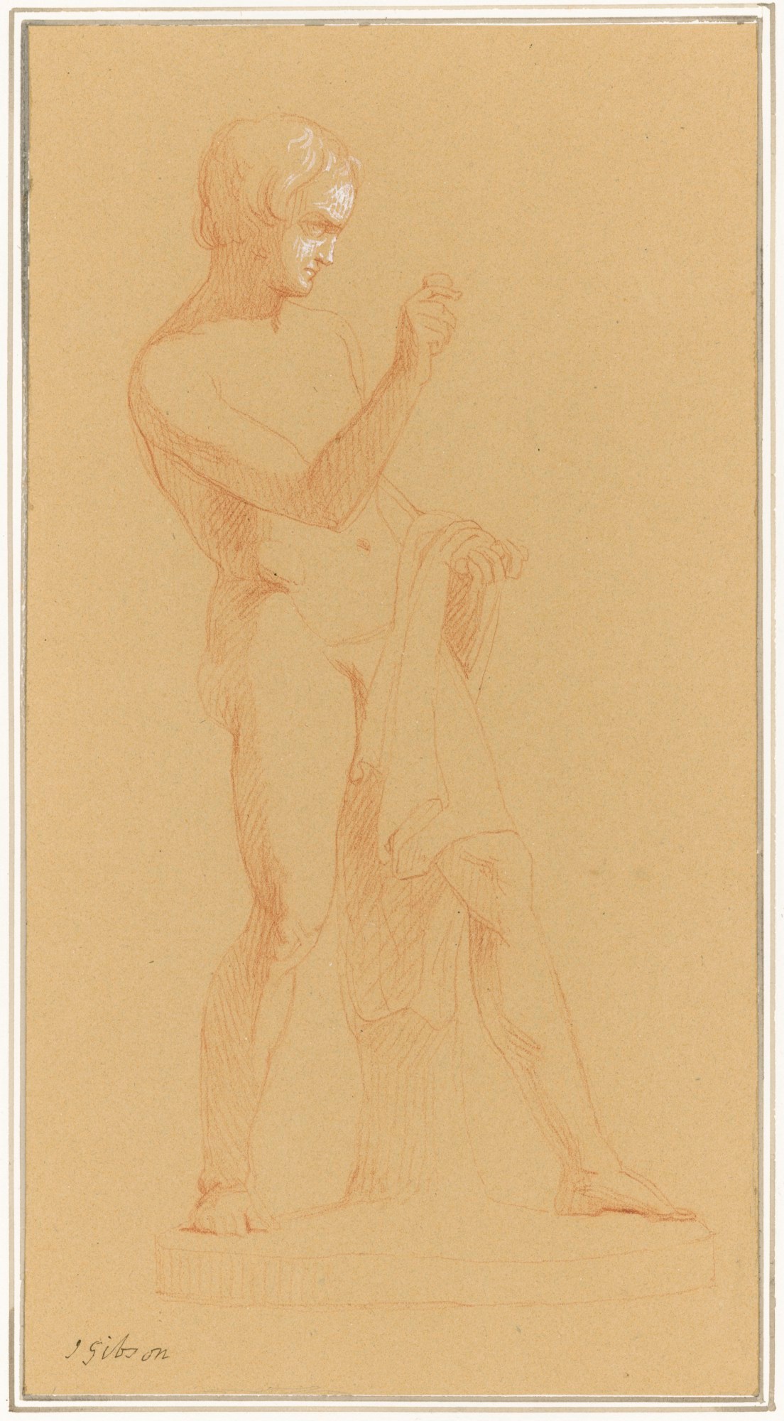 John Gibson RA, Standing male figure