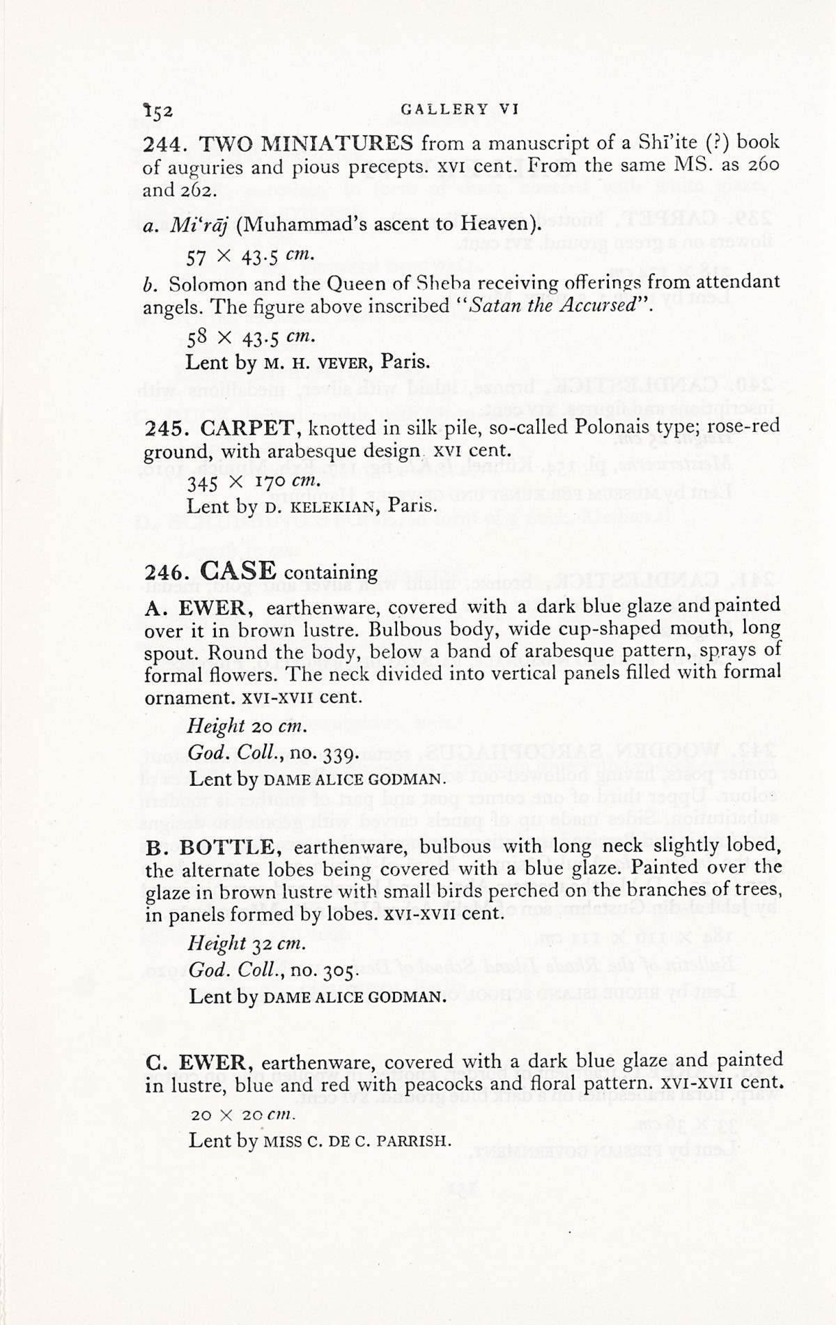 Page 180 of 1931 - International Exhibition of Persian Art
