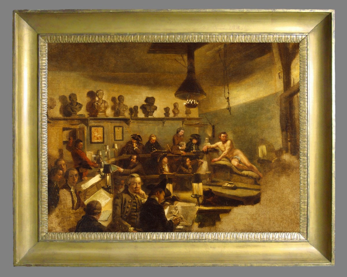 Unknown, Frame for Johann Zoffany RA 'A Life Class at St Martin's Lane Academy'