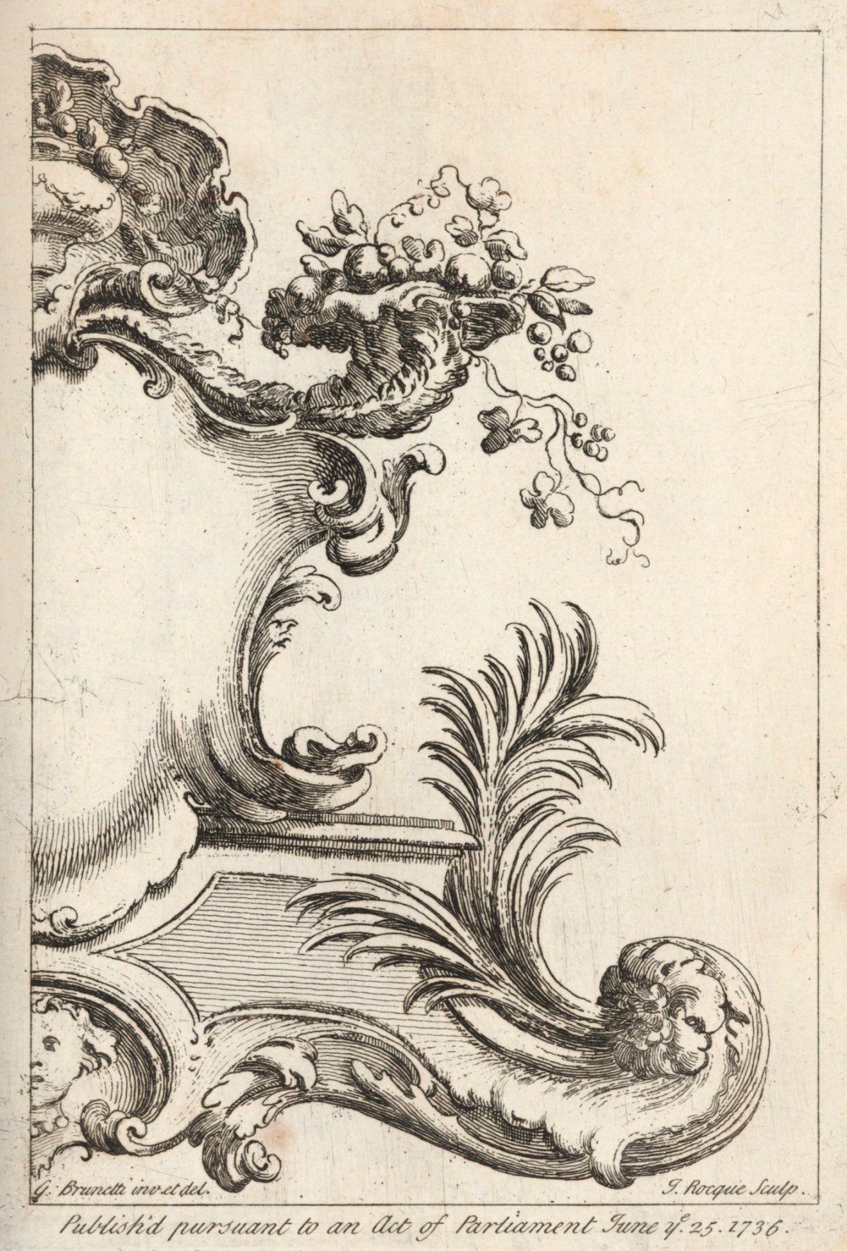 Gaetano Brunetti, Sixty Different Sorts of Ornaments invented by Gaetano Brunetti, Italian painter, very useful to painters, sculptors, stone-carvers, wood-carvers, silversmiths etc.