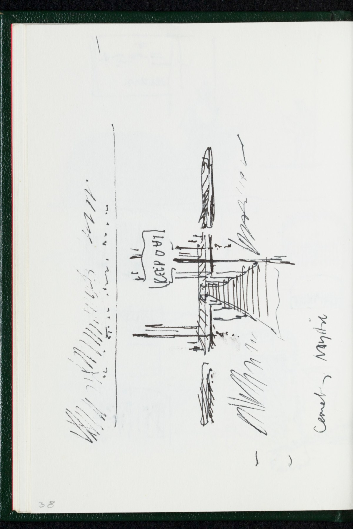 Sir Hugh Casson PRA, New England Connecticut sketchbook