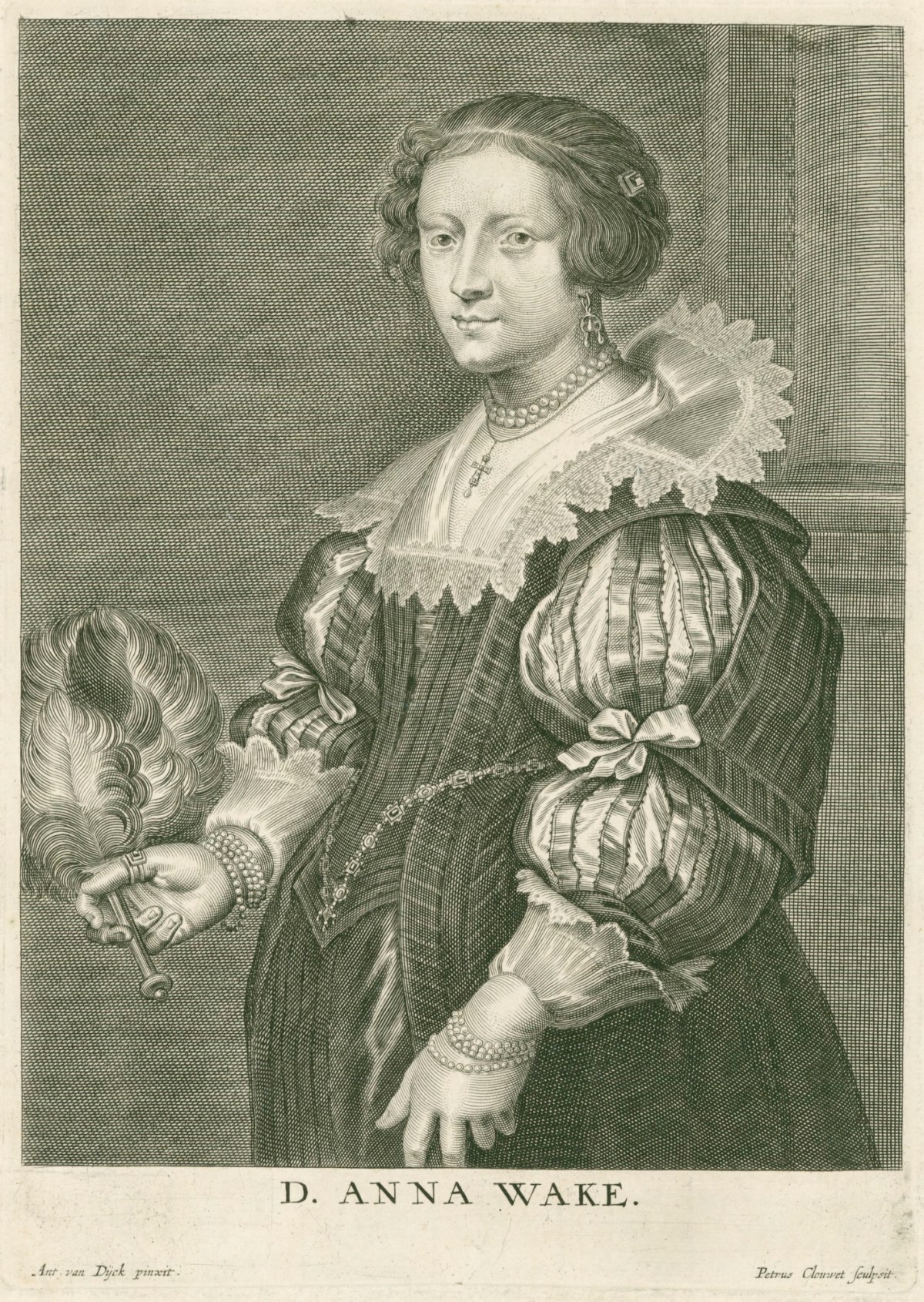 Pieter Clouwet, Portrait of Anna Wake