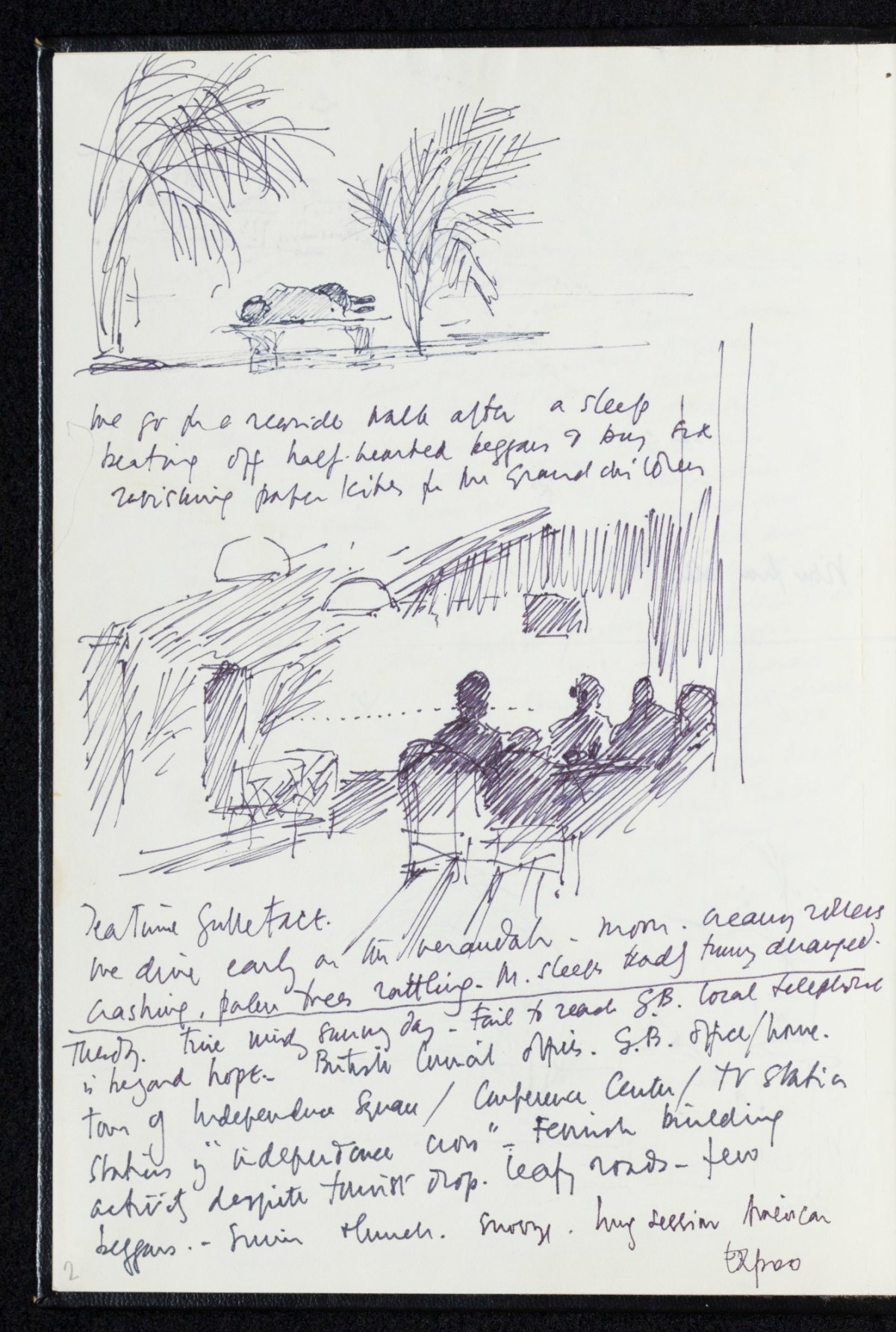 Sir Hugh Casson PRA, Sri Lanka sketchbook
