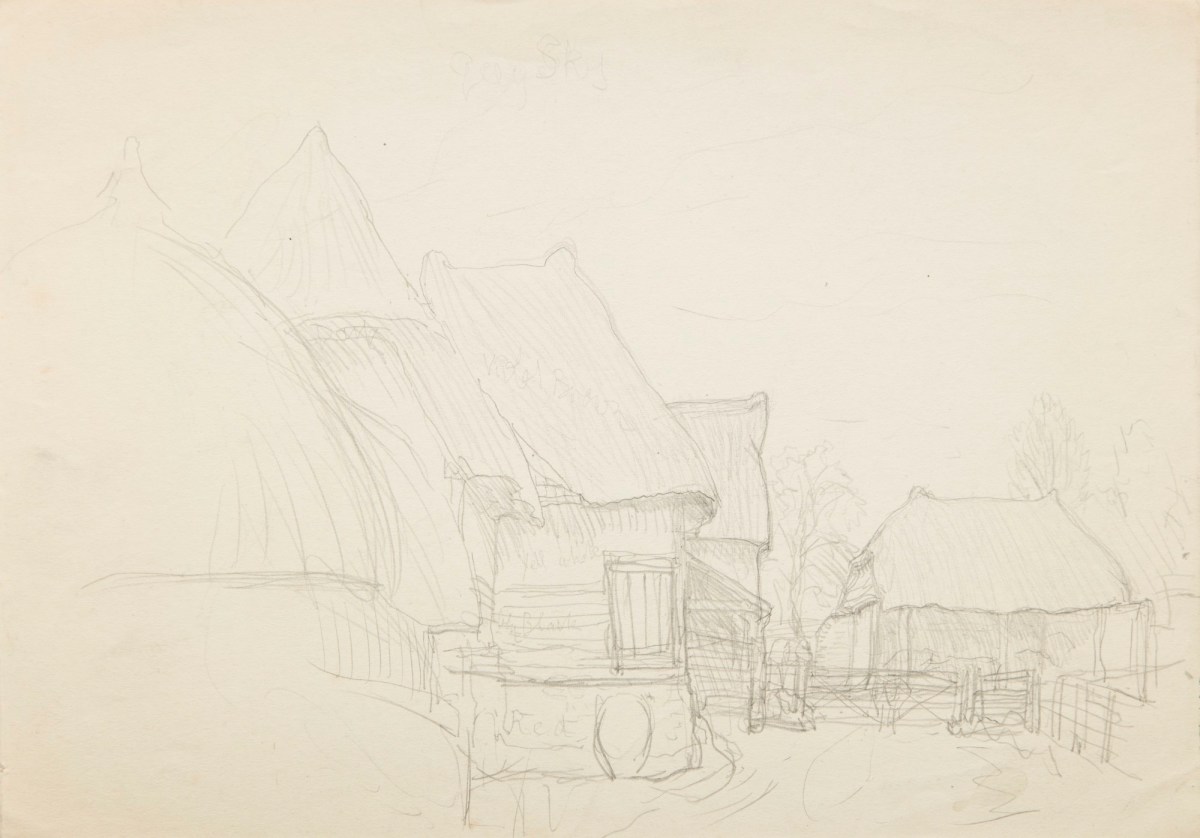 Sir George Clausen RA, Study of barns and haystacks