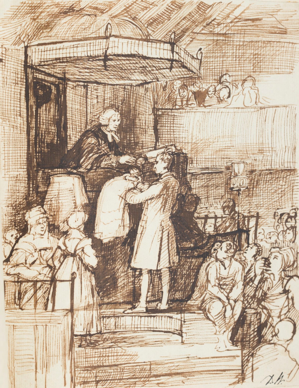 Sir David Wilkie RA, A Christening