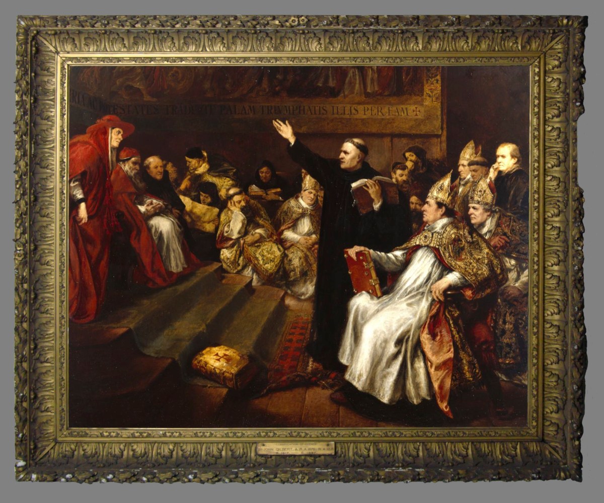 Unknown, Frame for Sir John Gilbert RA 'Convocation of Clergy'