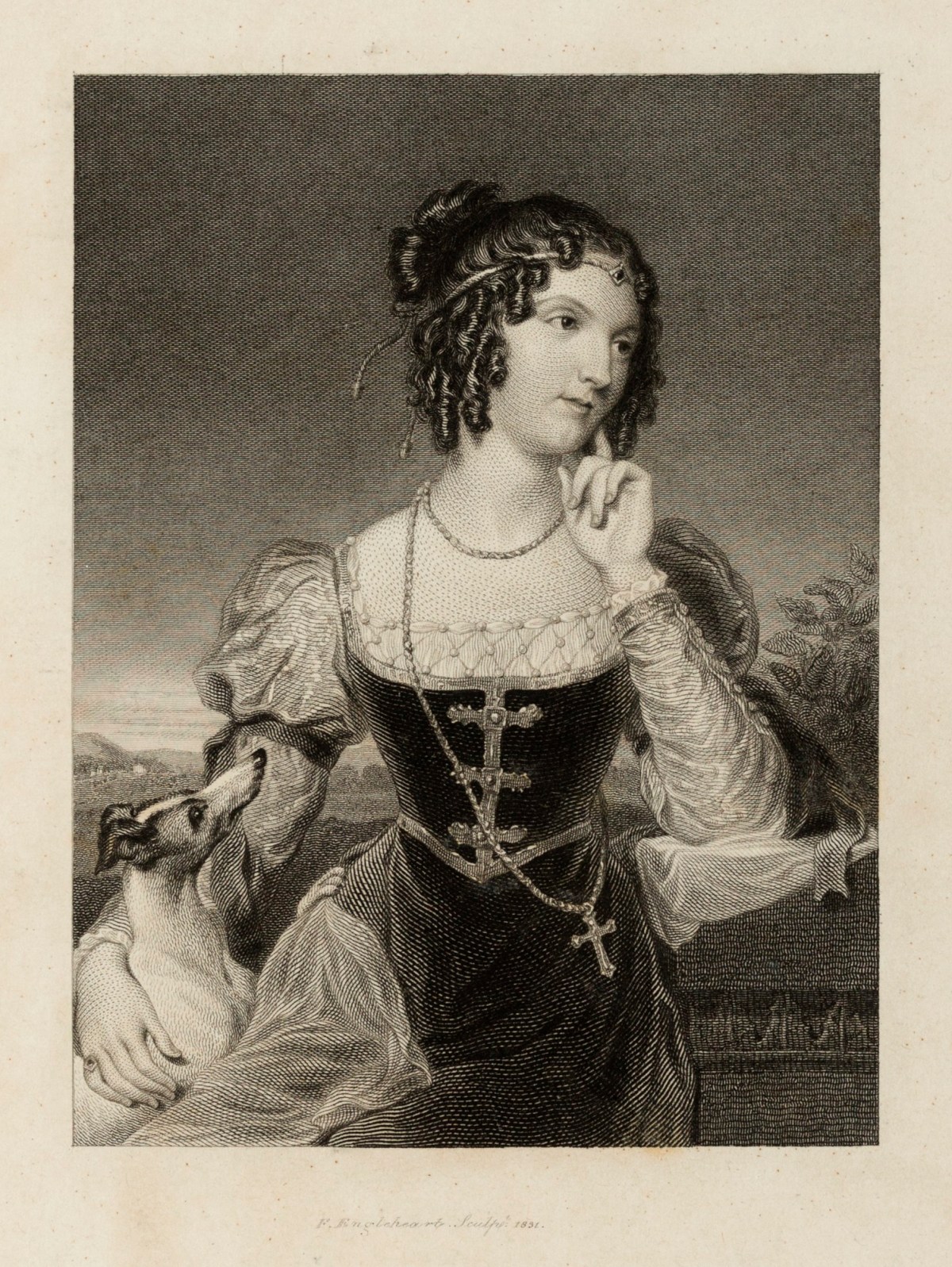 Henry Howard RA, Lady with a lap dog