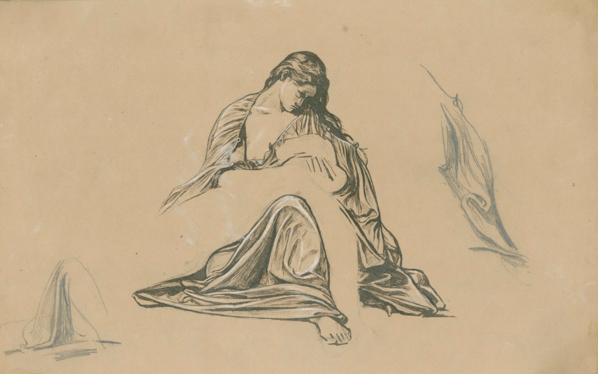Henry Hugh Armstead RA, Studies for 'Hero and Leander'
