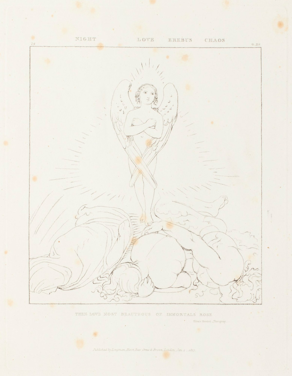 Hesiod, Night Love Erebus Chaos.