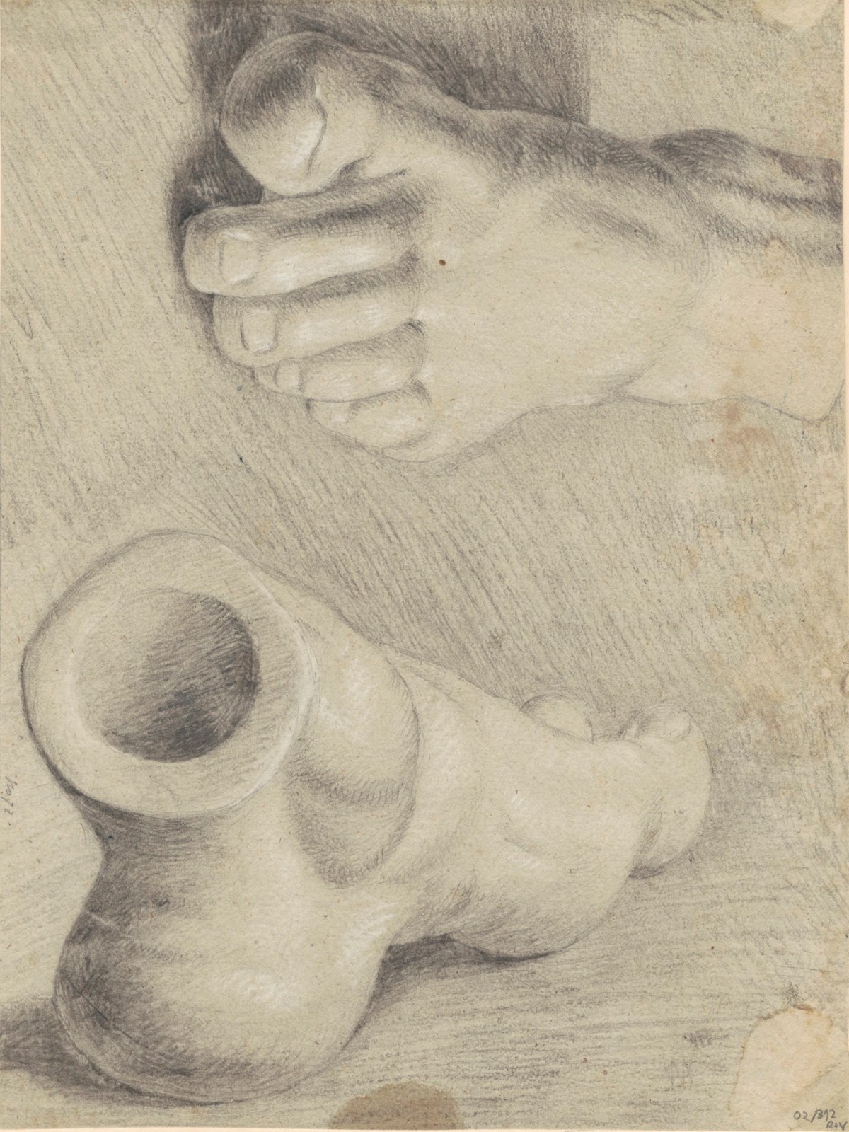 Benjamin Robert Haydon, Two drawings of a foot