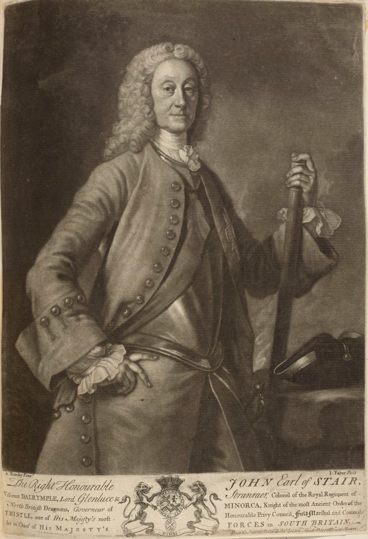 Allan Ramsay, John Dalrymple, second earl of Stair