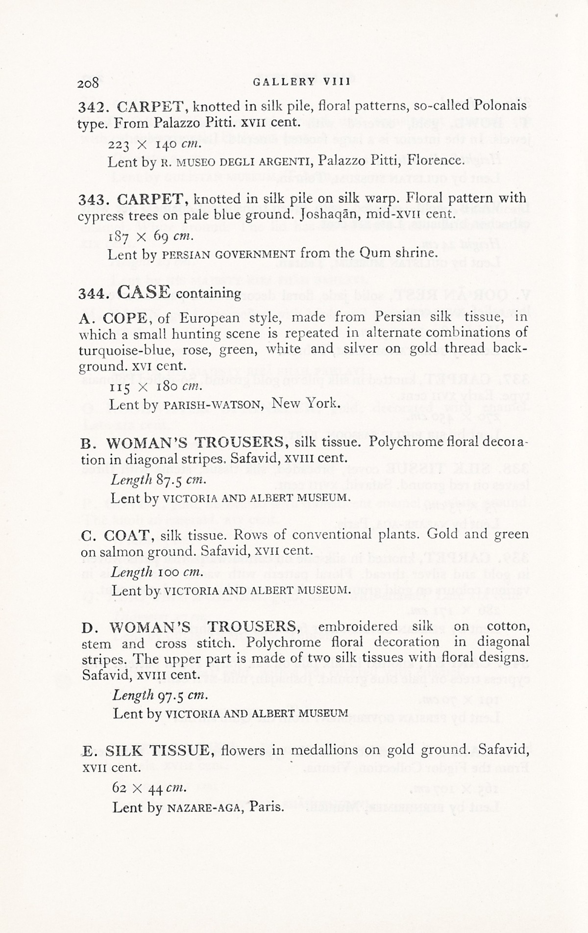 Page 236 of 1931 - International Exhibition of Persian Art