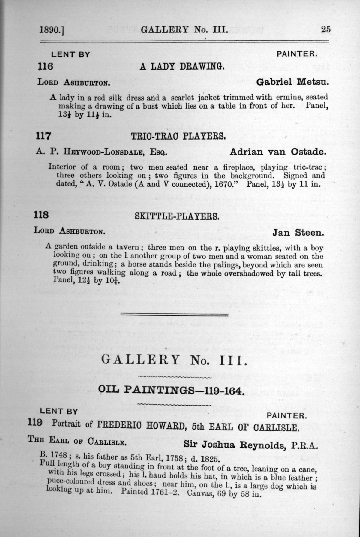 Page 25 of 1890 - Old Masters, deceased masters of the British School, drawings & models by Alfred Stevens