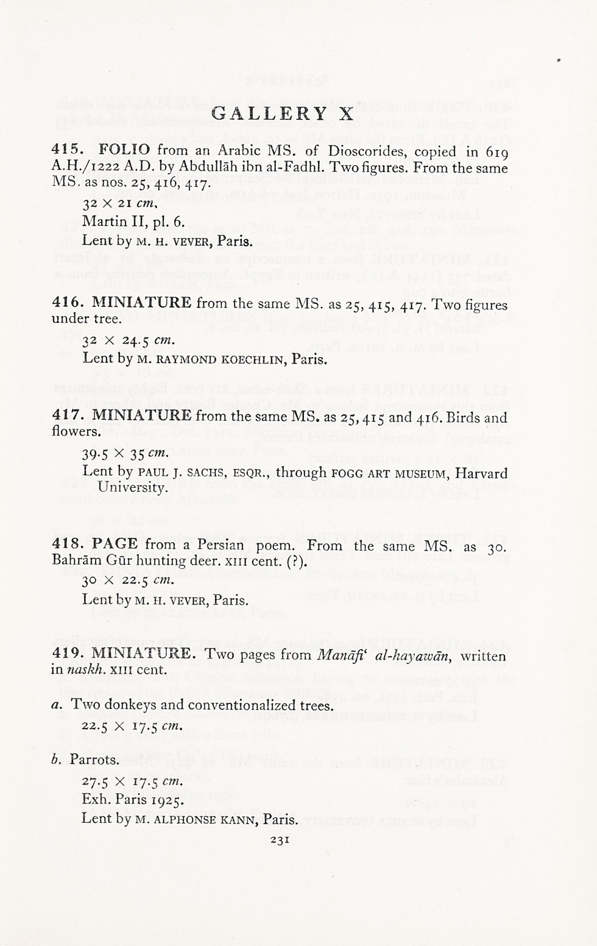 Page 259 of 1931 - International Exhibition of Persian Art
