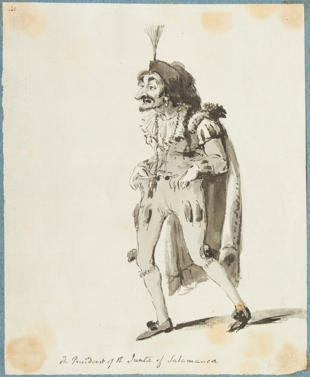 George Dance RA, The President of the Junta of Salamanca