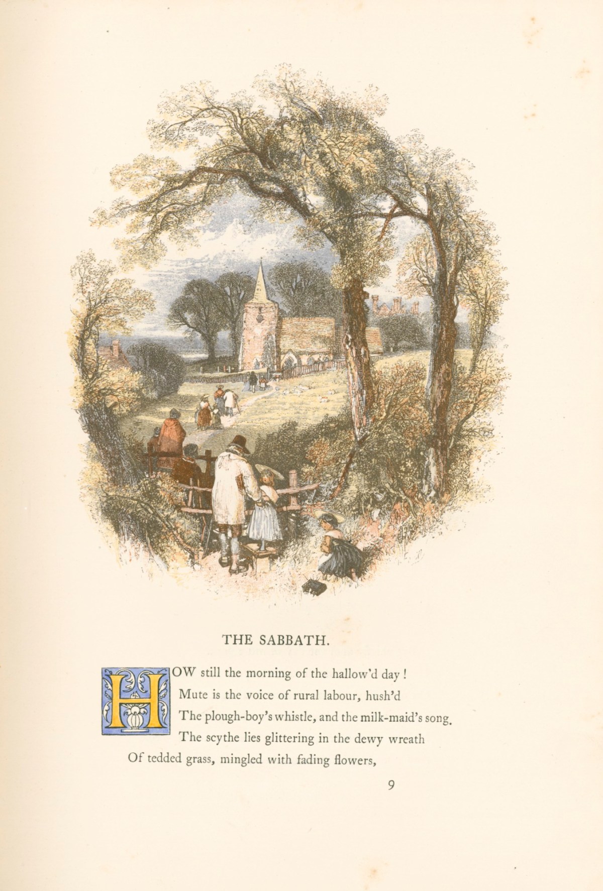 Myles Birket Foster, Head-piece vignette