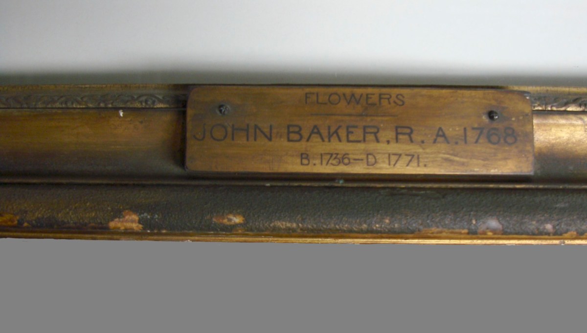 Unknown, Frame for John Baker RA 'Flowerpiece'