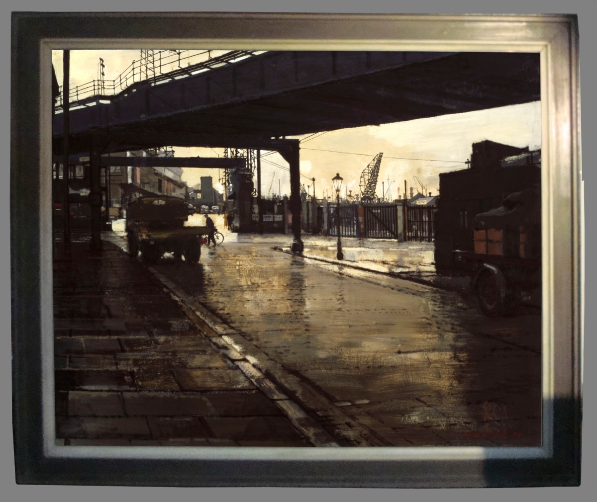 Unknown, Frame for Christopher Chamberlain 'Liverpool: America Dock'