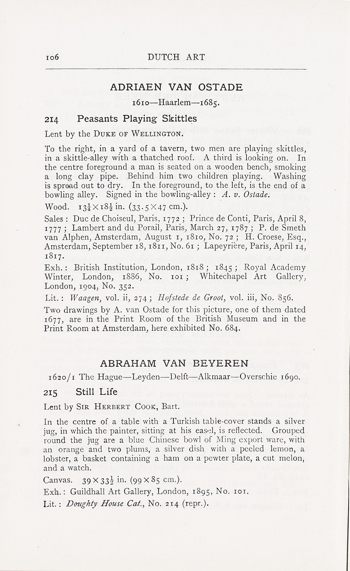 Page 110 of 1929 - Exhibition of Dutch Art 1450-1900