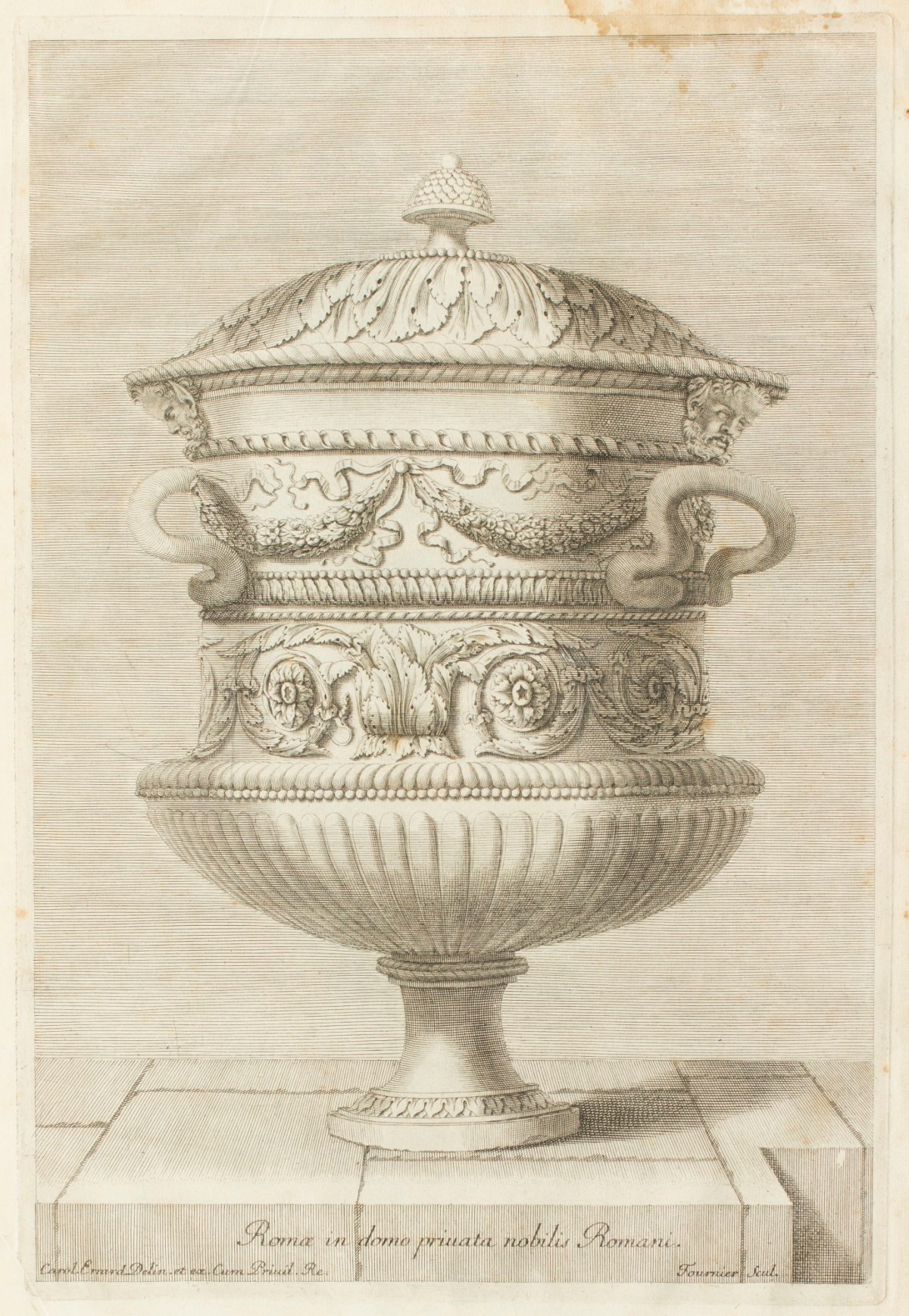 Charles Errard le fils, Vase with acanthus-leaf motif.