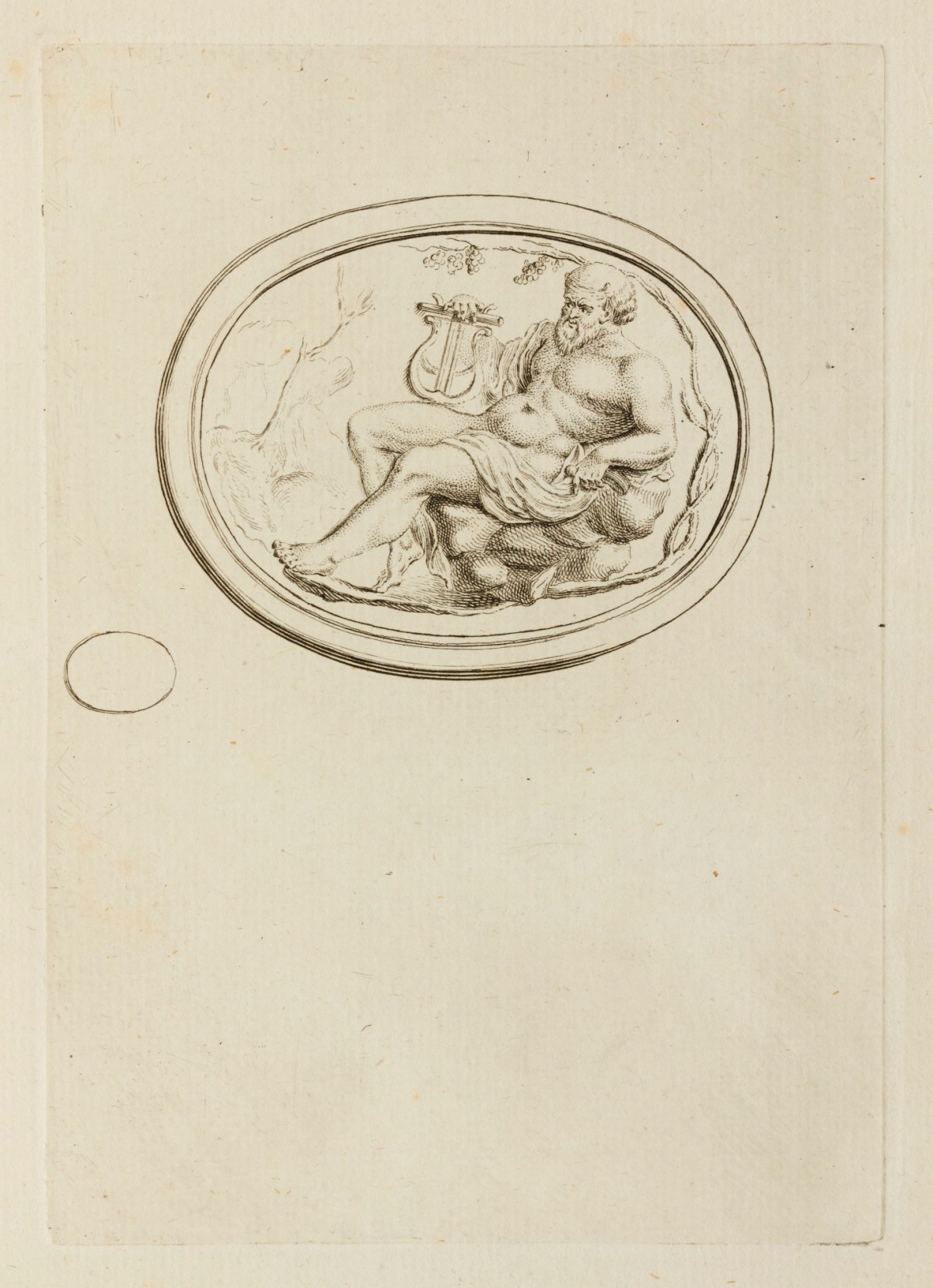Claude Du Bosc, Silenus with a lyre