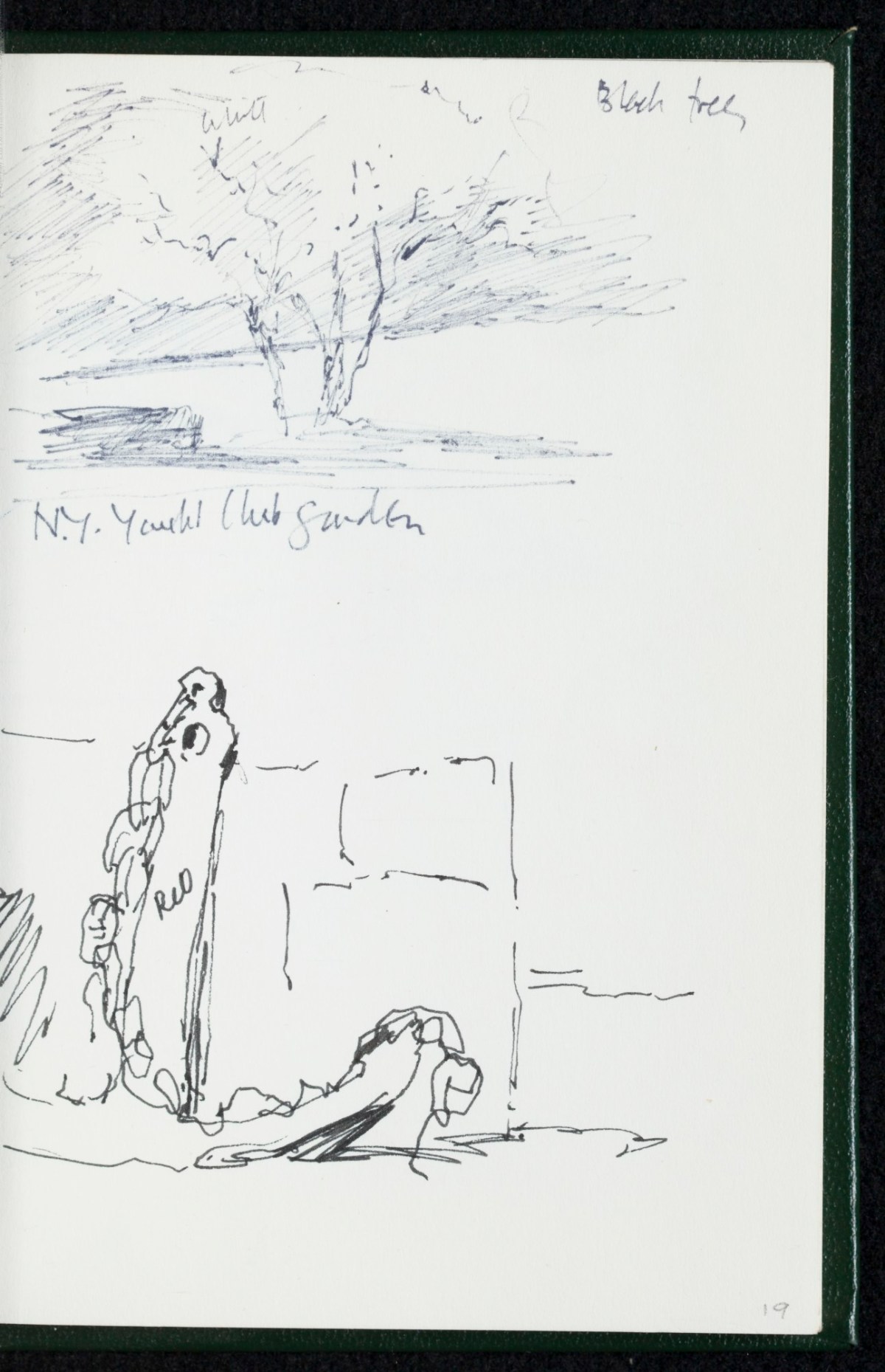 Sir Hugh Casson PRA, New England Connecticut sketchbook