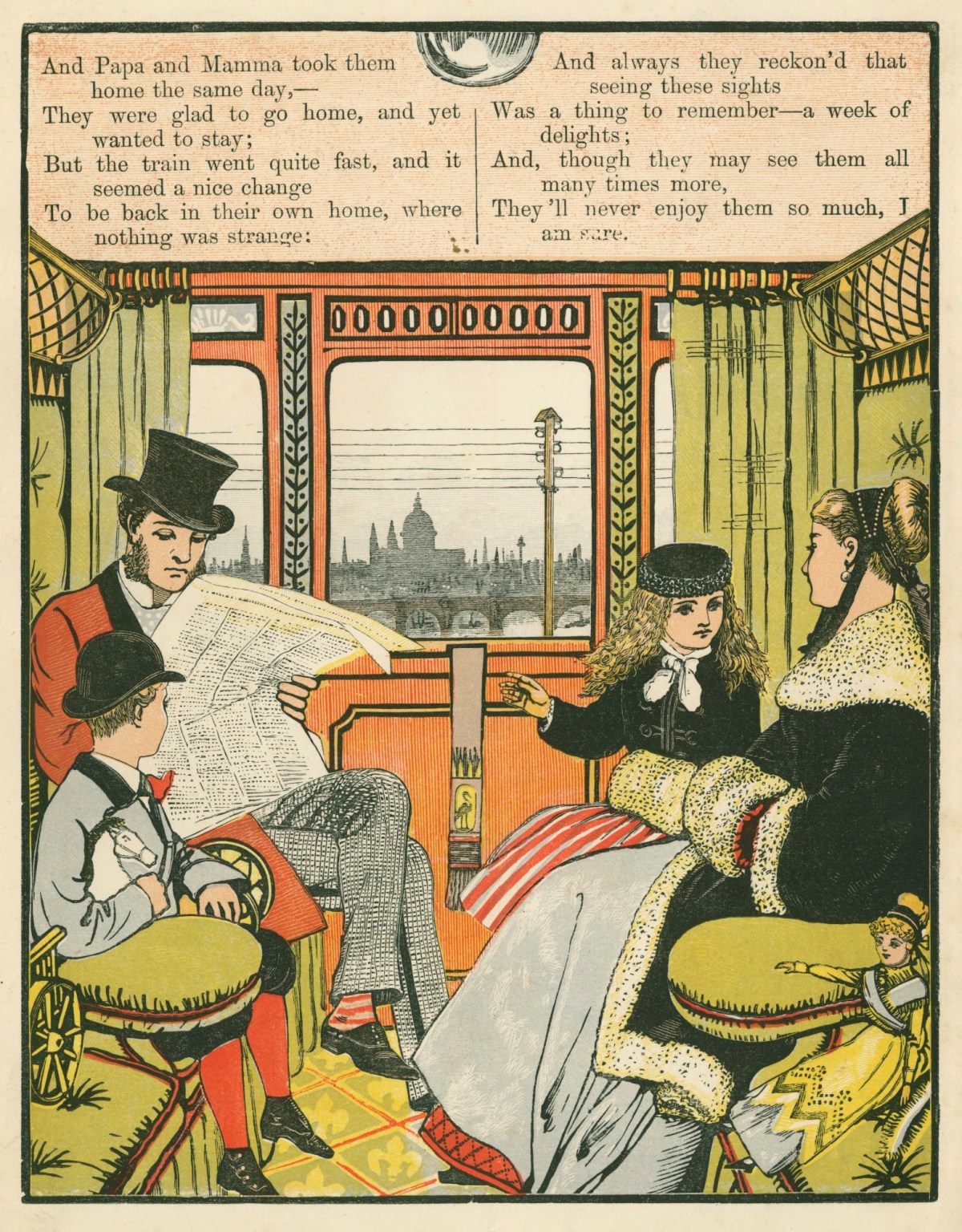 Walter Crane, 'And Papa and Mama took them home the same day'