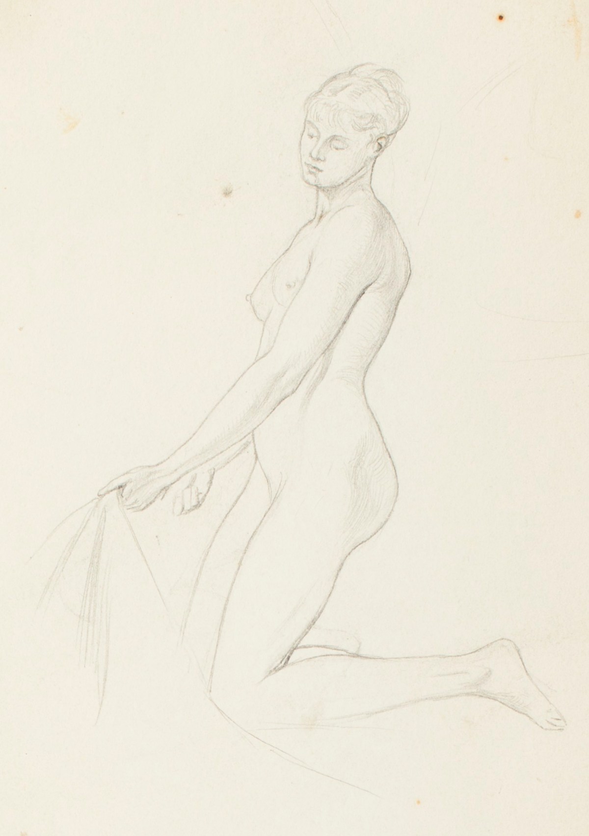 Kneeling Female Nude In Profile Holding A Piece Of Drapery Works Of Art Ra Collection Royal Academy Of Arts,Wayfarer Vans Kit Uk