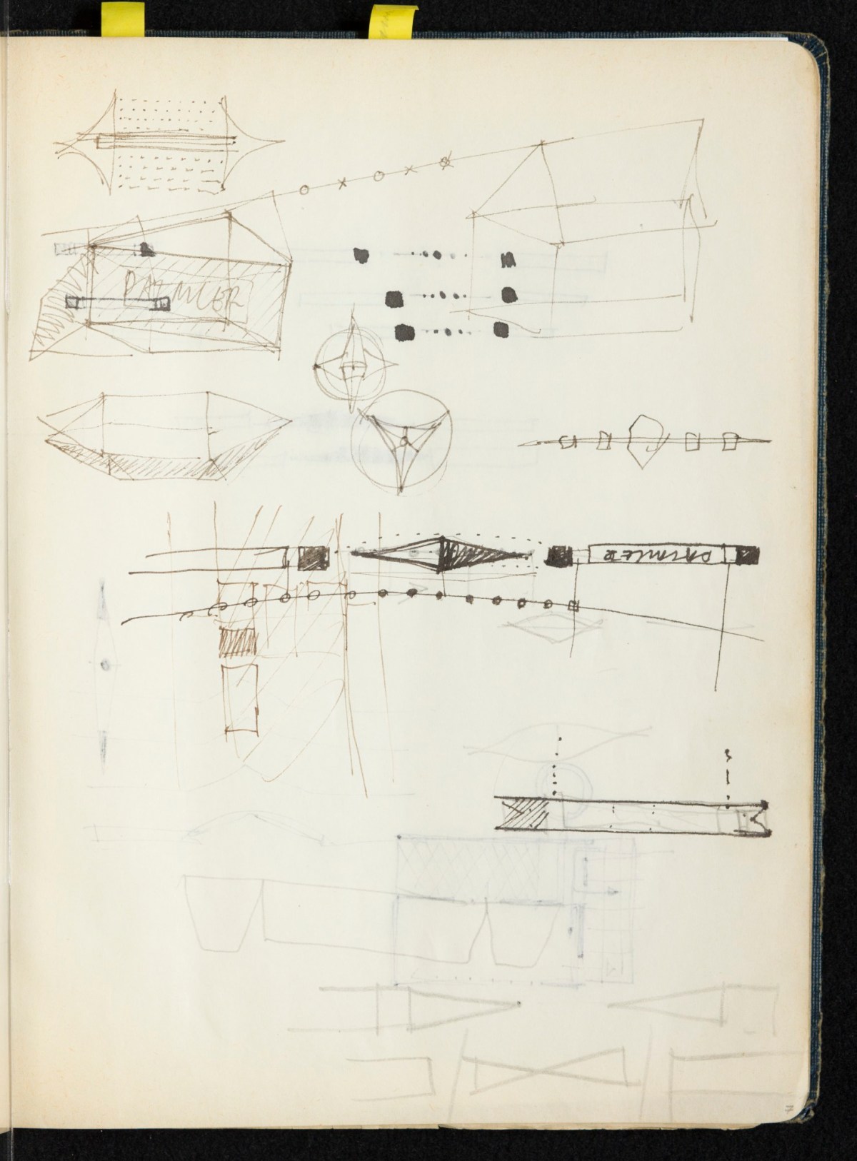 Sir Hugh Casson PRA, Britannia and Glyndebourne sketchbook