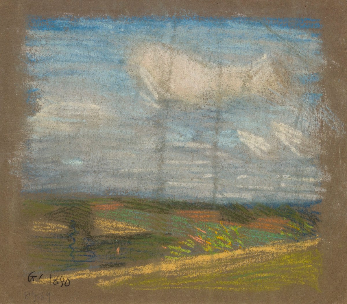 Sir George Clausen RA, Landscape and cloud study