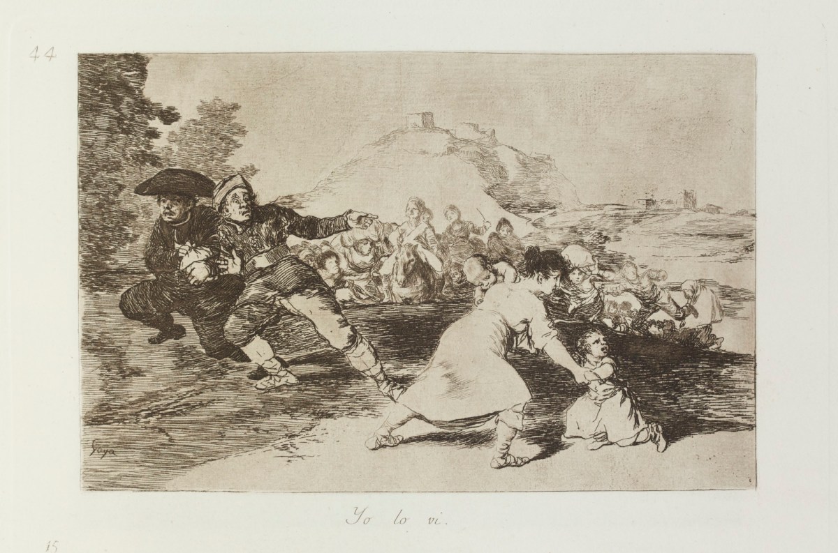 Francisco Goya, 'Yo lo vi.'