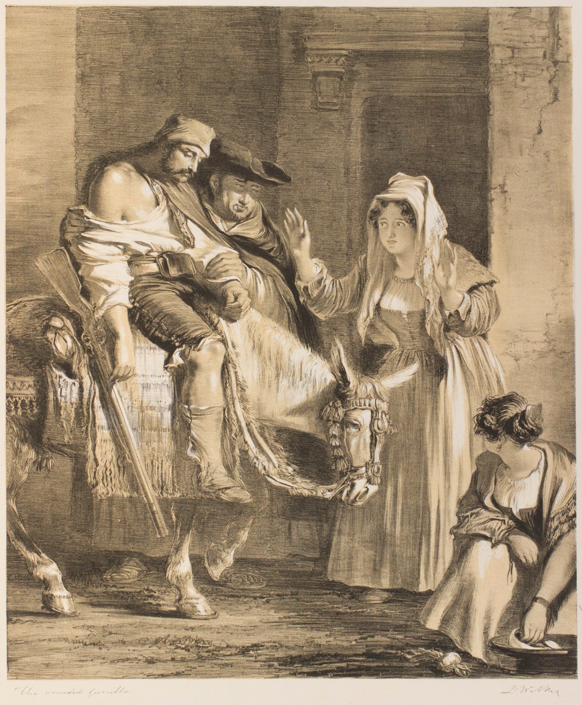 Sir David Wilkie RA, The Guerilla's Return