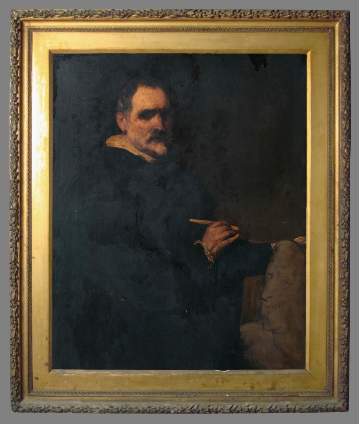 Unknown, Frame for John Phillip RA after Velázquez 'Portrait of Juan Martínez Montañés'
