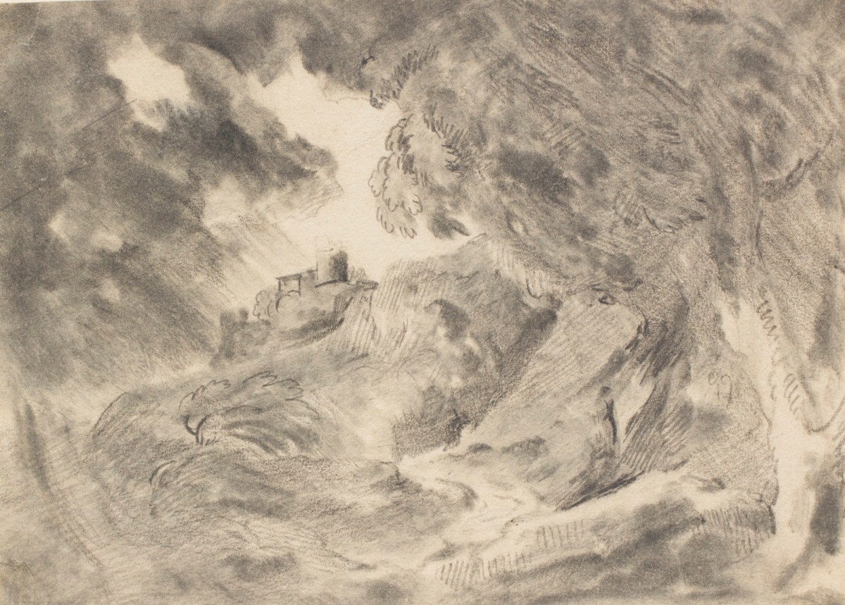 Philip Reinagle RA, Building among trees