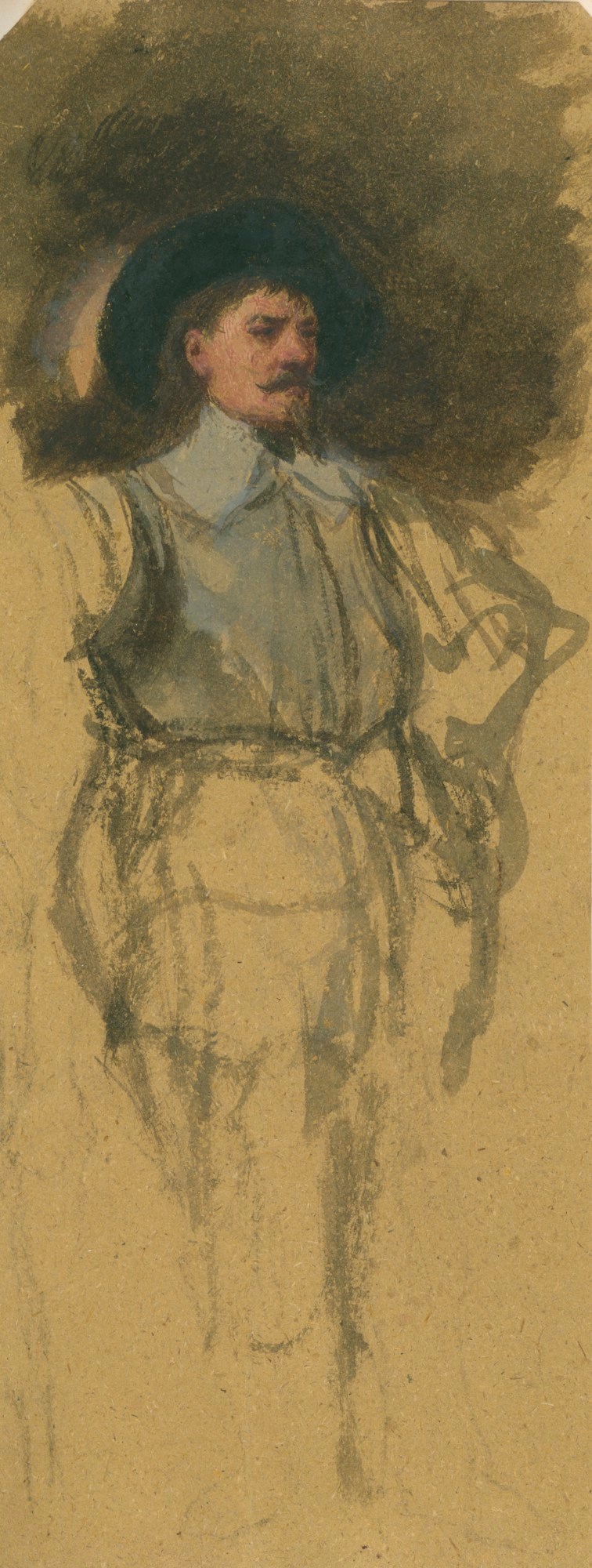 Sir John Gilbert RA, Study for 'The Standard Bearer' (1897)