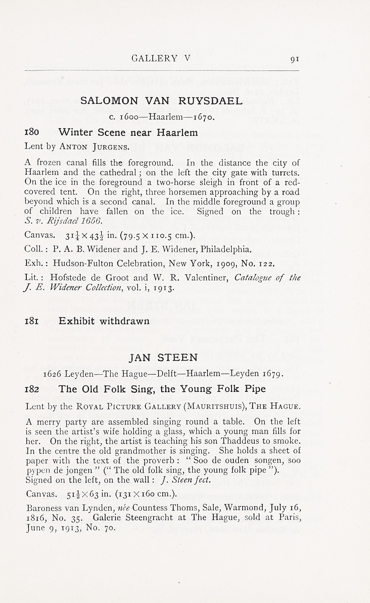 Page 95 of 1929 - Exhibition of Dutch Art 1450-1900