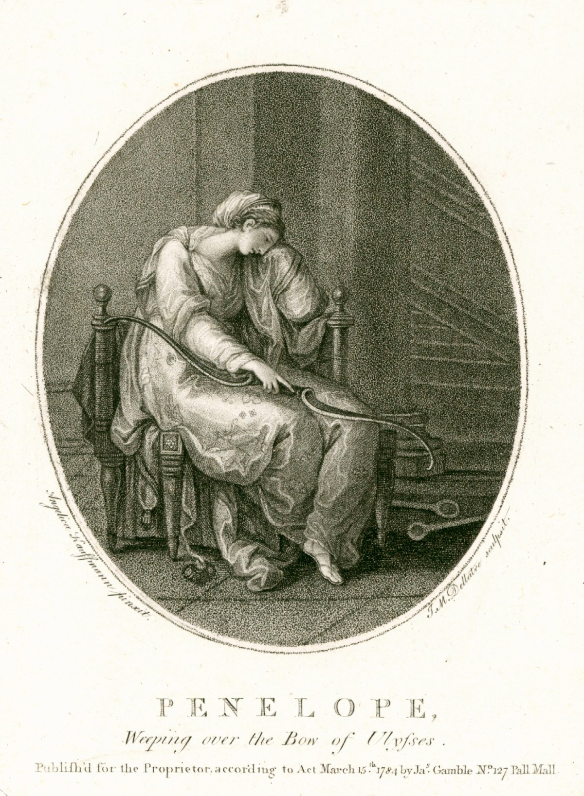Jean-Marie Delatre, Penelope weeping over the bow of Ulysses