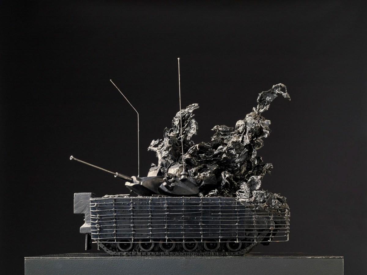 Tim Shaw RA, Tank on Fire (version 2)