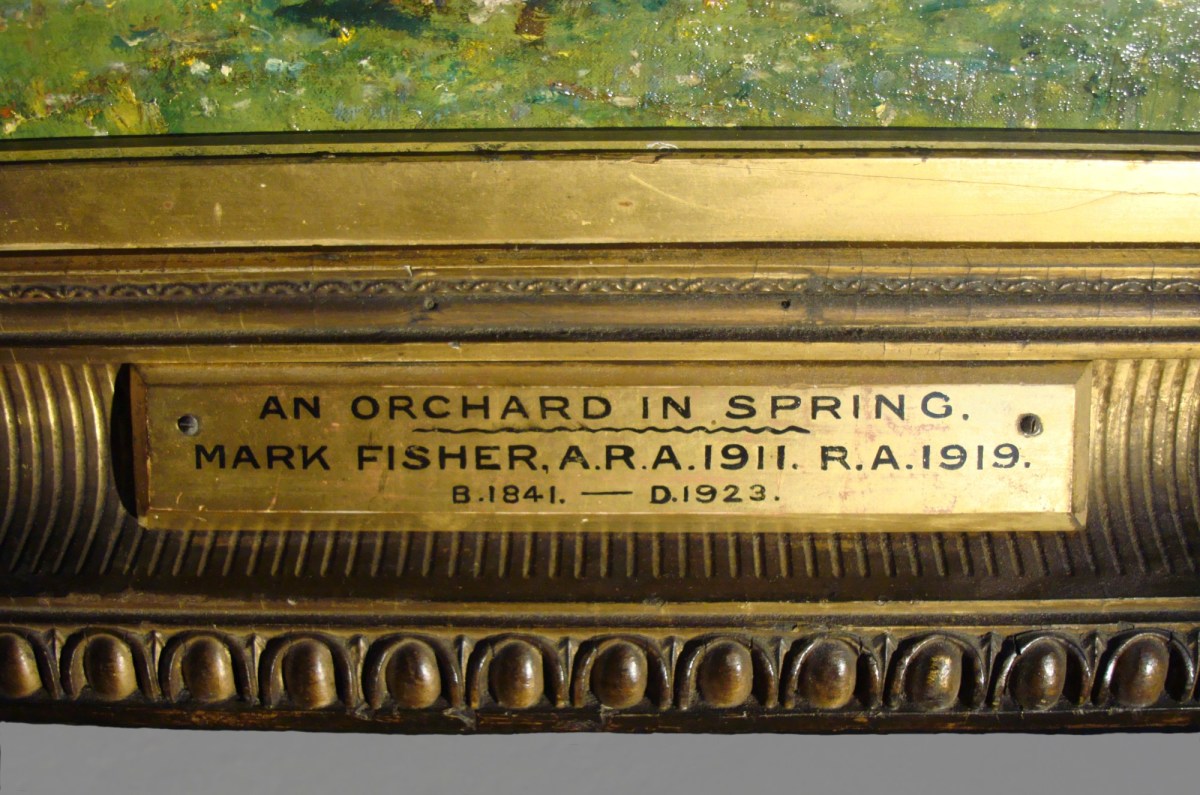 Unknown, Frame for Mark Fisher RA 'An Orchard in the Spring'