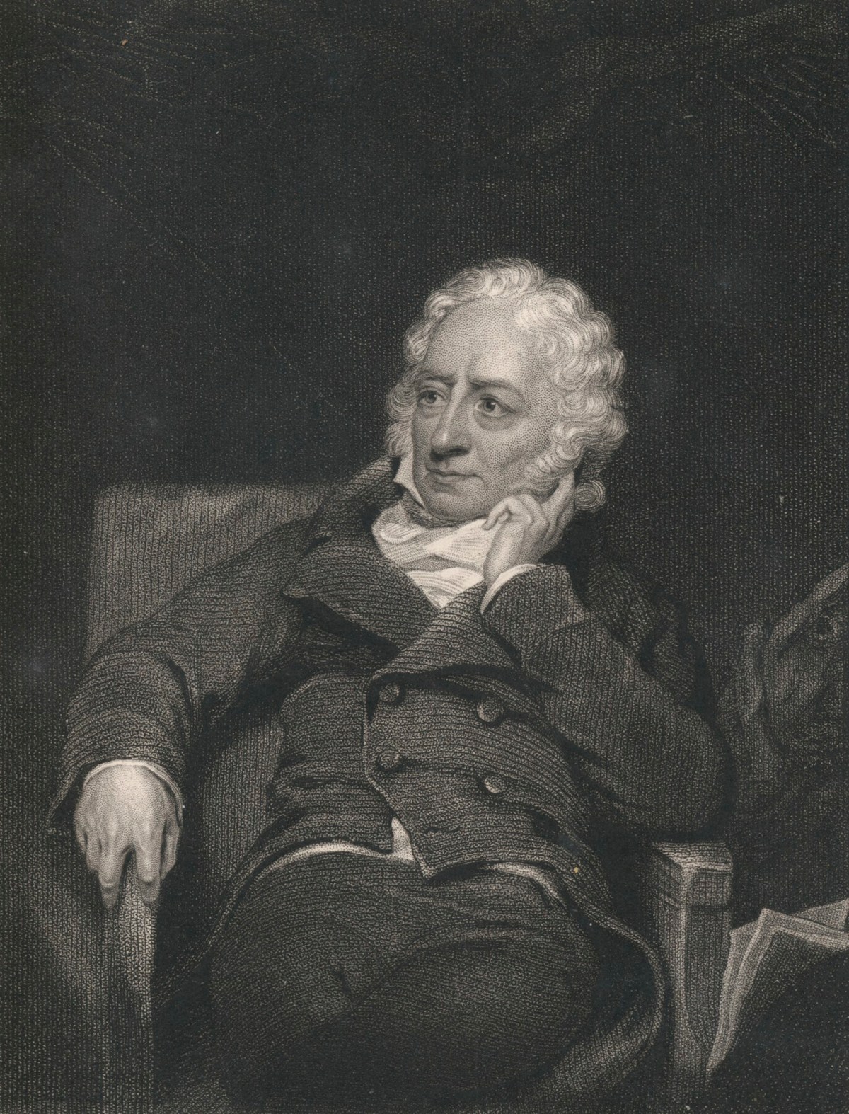 George Henry Harlow, Portrait of Henry Fuseli, R.A.