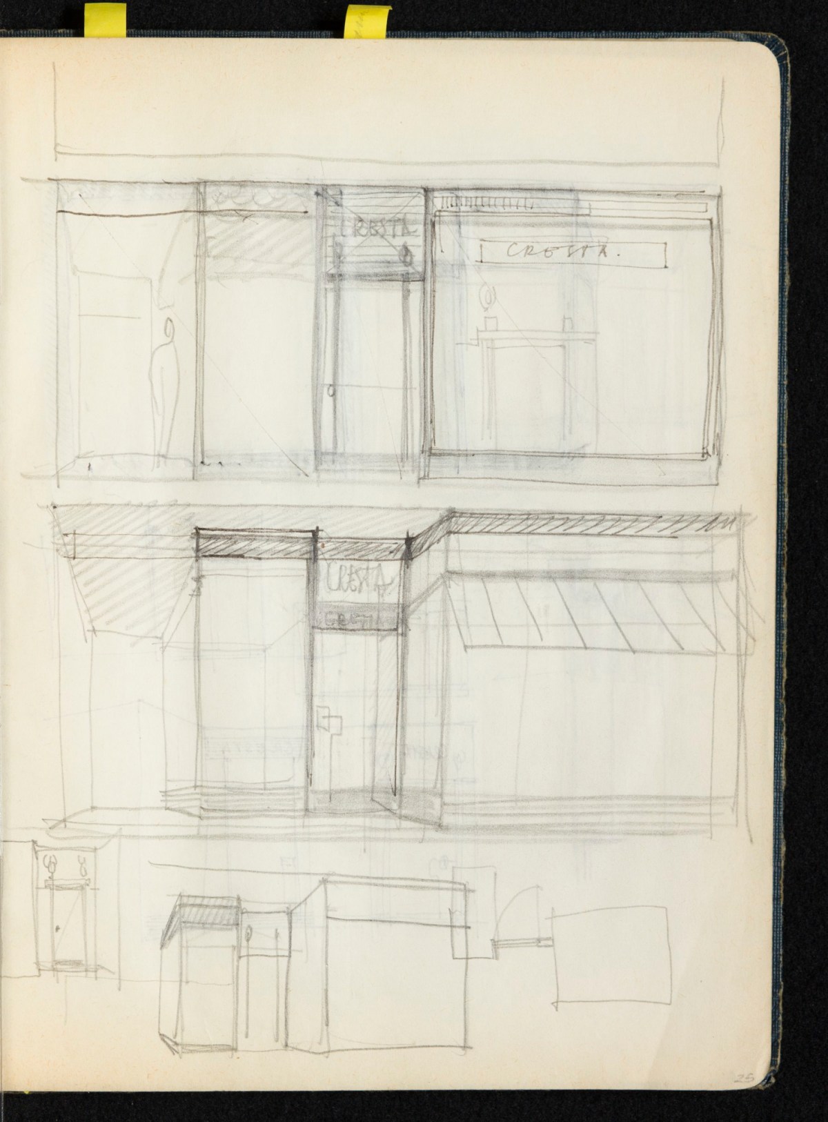 Sir Hugh Casson PRA, Britannia and Glyndebourne sketchbook