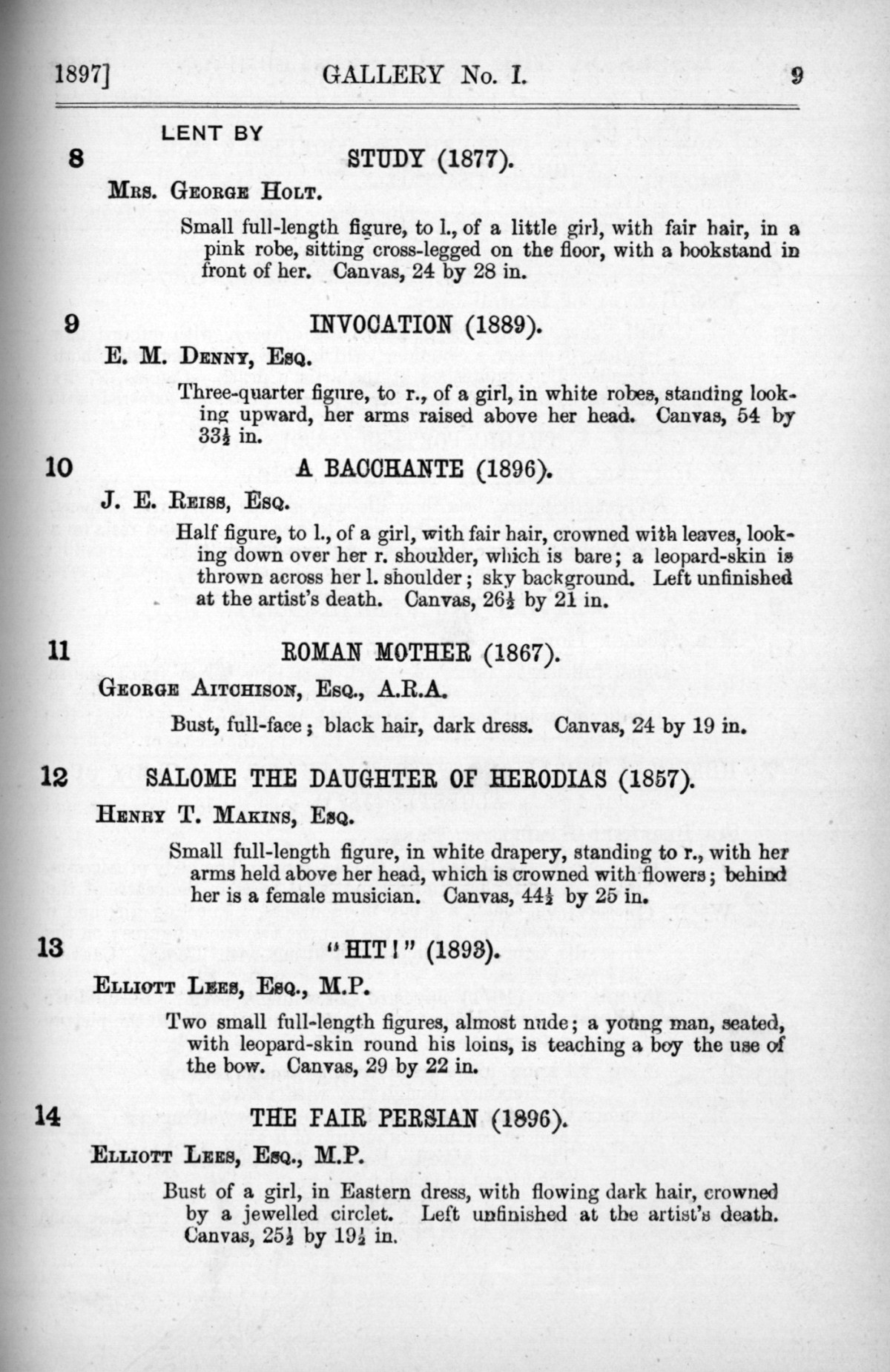 Page 9 of 1897 - Lord Leighton PRA