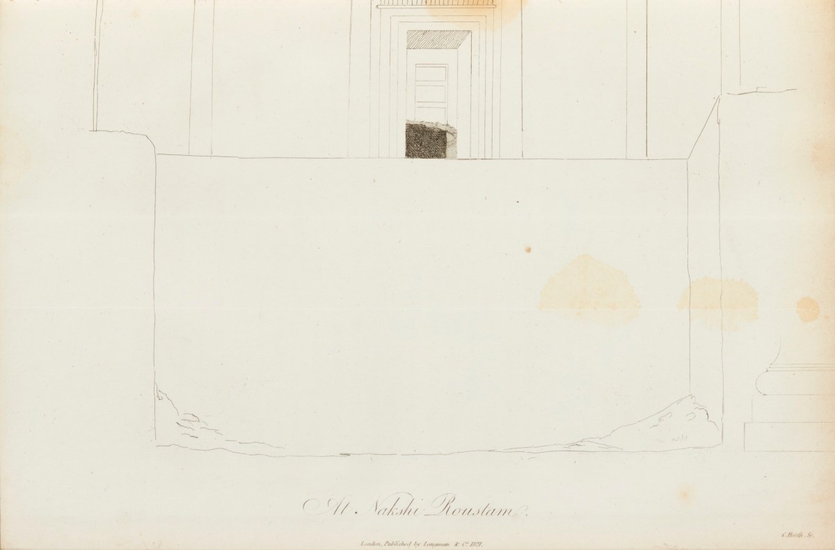 Sir Robert Ker Porter, Tomb of Xerxes I at Naqsh-e Rustam