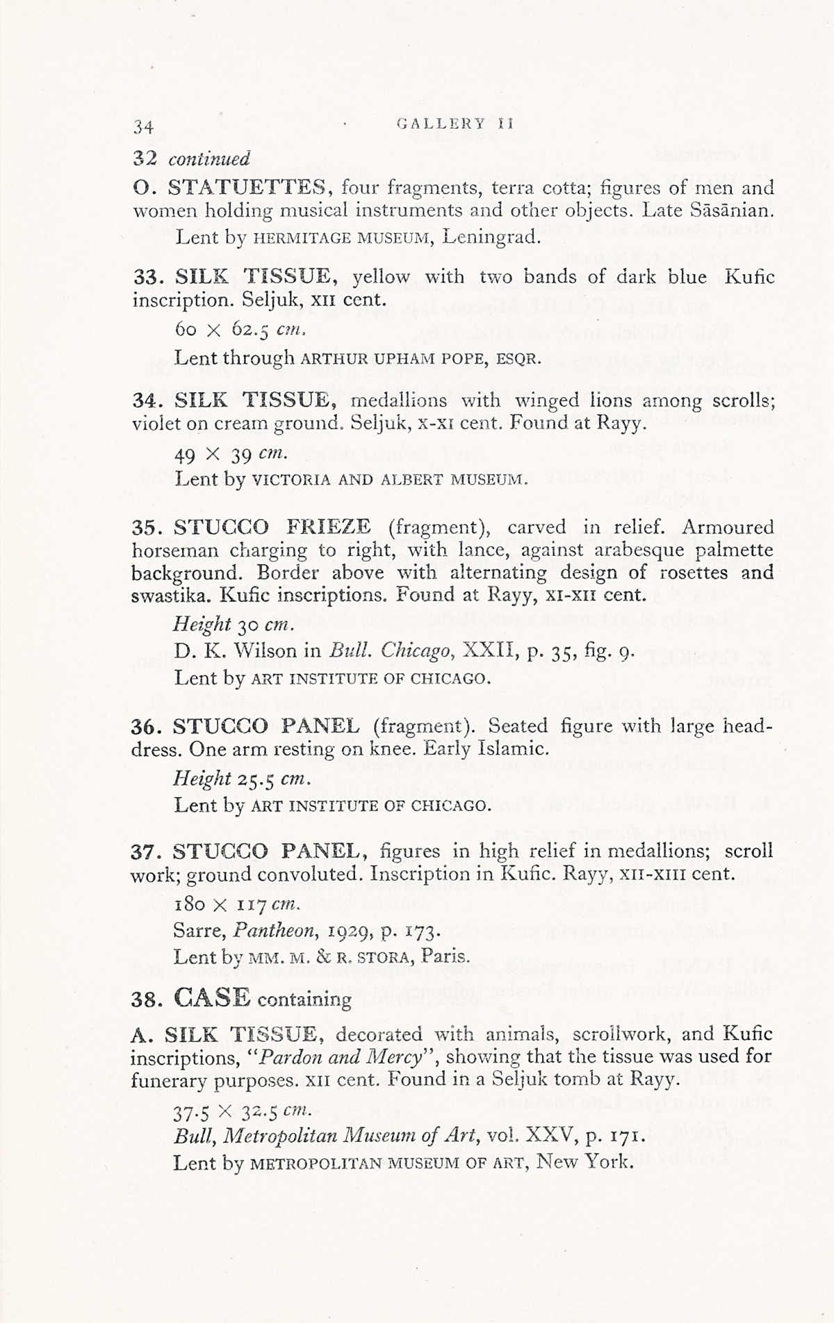 Page 62 of 1931 - International Exhibition of Persian Art
