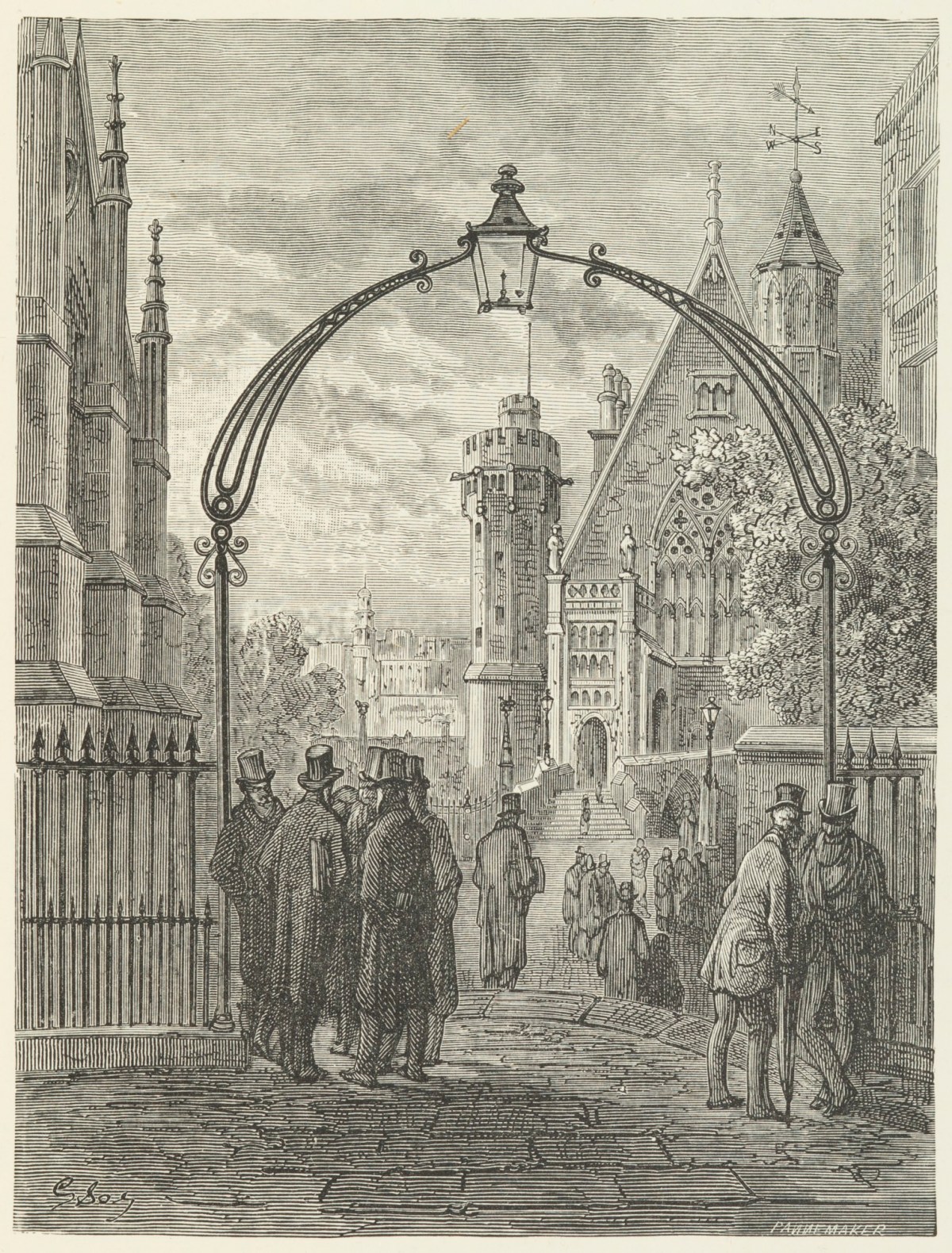 Gustave Doré, Dean's Yard, Westminster