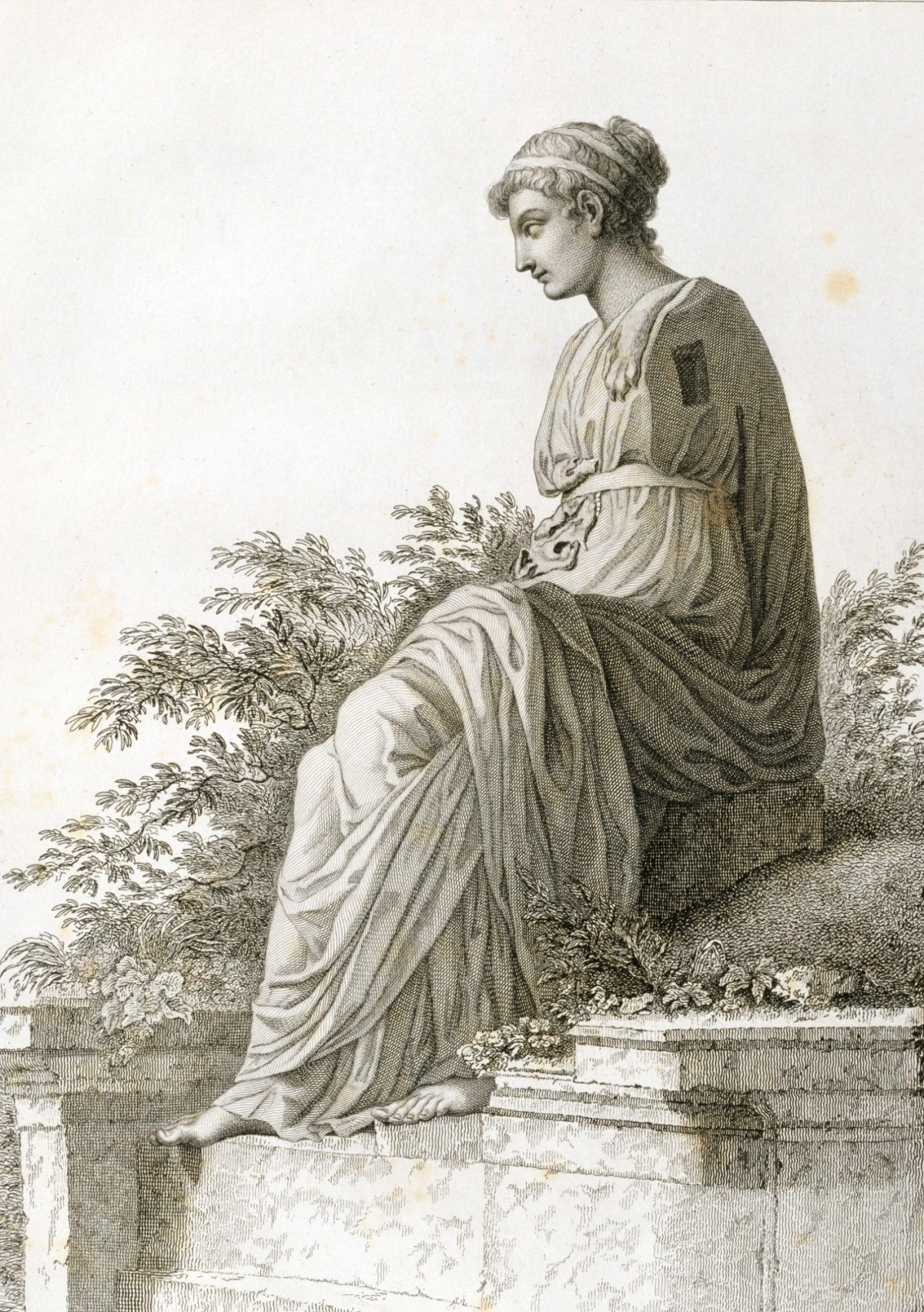 James Stuart, Statue on the Choragic Monument of Thrasyllus, Athens