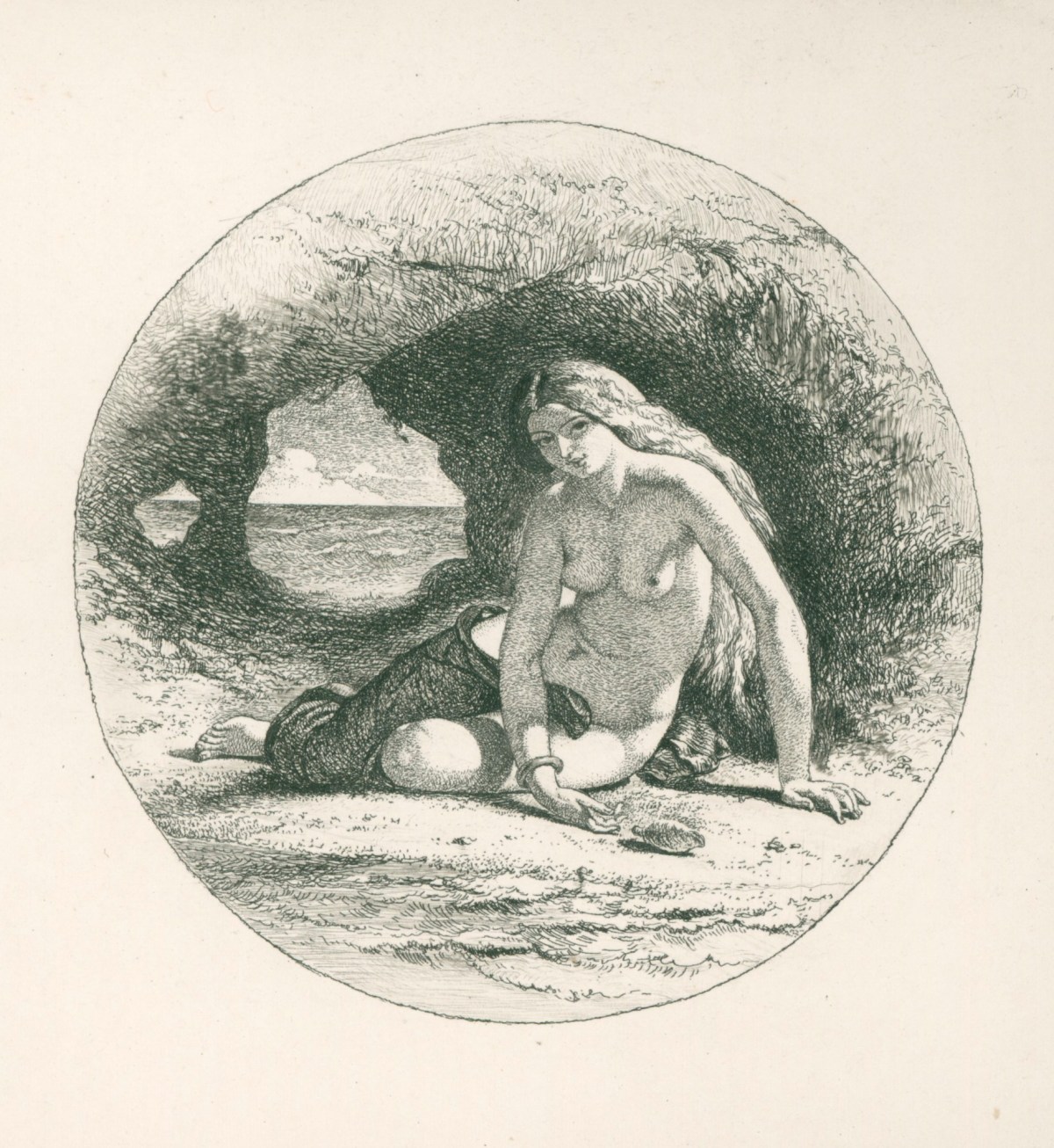 William Edward Frost RA, The Sea Nymph